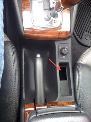 Hole in center console::what is it?-console.jpg