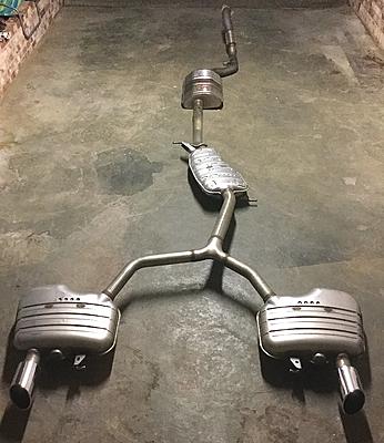 For Sale: Audi A4 Quattro 2.0T B9 OEM Exhaust (8W5253611, 8W5253612, 8W0253411A)-img_1278.jpg