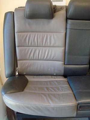 2004 Audi Allroad Black/Gray Rear Leather Seat Set-dsc00293.jpg