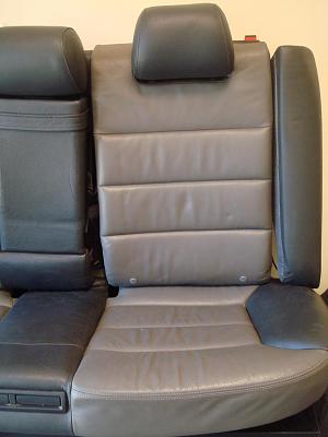 2004 Audi Allroad Black/Gray Rear Leather Seat Set-dsc00294.jpg