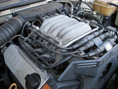 FS: 1992 AUDI 100 CS Quattro Wagon * parts or restore-engine_2110.jpg