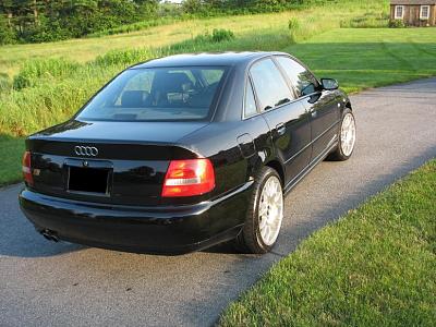 2000 Audi S4 Manual 112K. Black.  01450 MA-2-rear-side.jpg