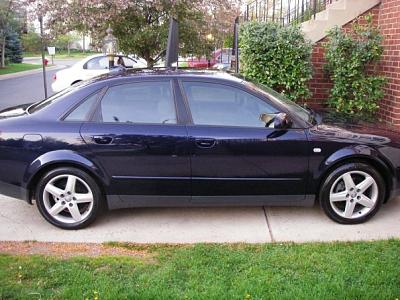 2004 Audi A4 Sports Package 17inch 5 spoke rims with tires-2004-audi-a4-side-view.jpg