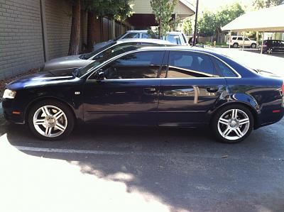 A4 B7 OEM 5 double Spoke Wheels &amp; Tires-pic-9.jpg