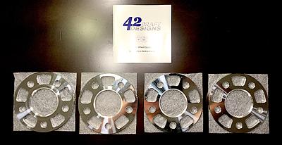For Sale: 42 Draft Designs Hubcentric Wheel Spacers (2 +10mm &amp; 2 +8mm) Installed/Neve-img_1377.jpg