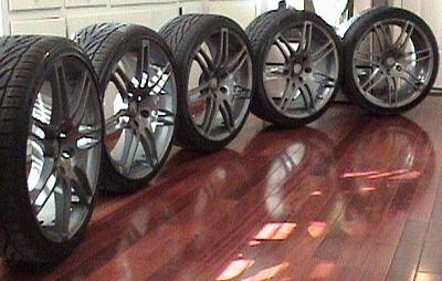 (Gun Metal) 19&quot; RS4 replica wheels/Tire set for sale-wheelstires1.jpg