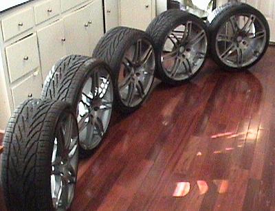 (Gun Metal) 19&quot; RS4 replica wheels/Tire set for sale-wheelstires2.jpg