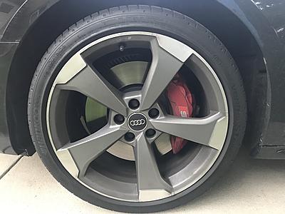 2018 S4 B9 19 inch OEM Black Optic Wheels PERFECT condition-image-ios-2-.jpg