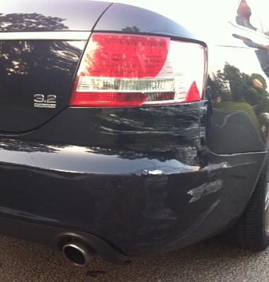 Damage to rear backend of A6...See pics-photo.jpg