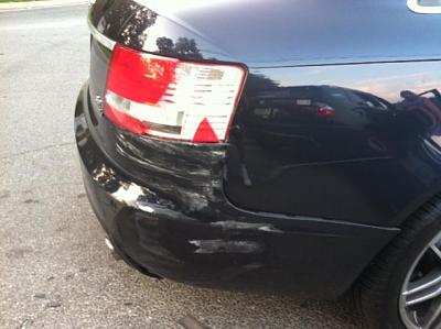 Damage to rear backend of A6...See pics-photo1.jpg