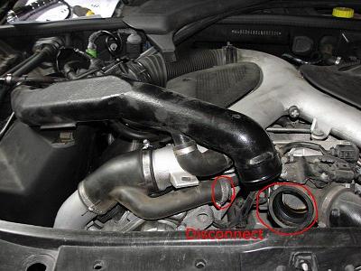 2004 Audi 2.7T Serpentine Belt DIY-disconnected-plastic-hose.jpg