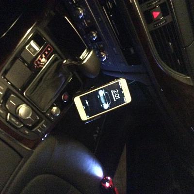 Location of iphone 6+ on Audi A6 2015-image.jpg
