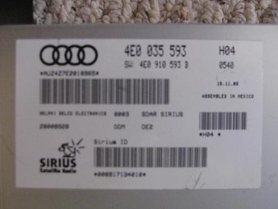 A8 Sirius Satellite Radio for sale.-img_1536.jpg